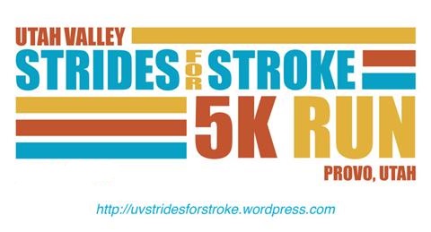 Utah Valley Strides for Stroke 5k Run logo